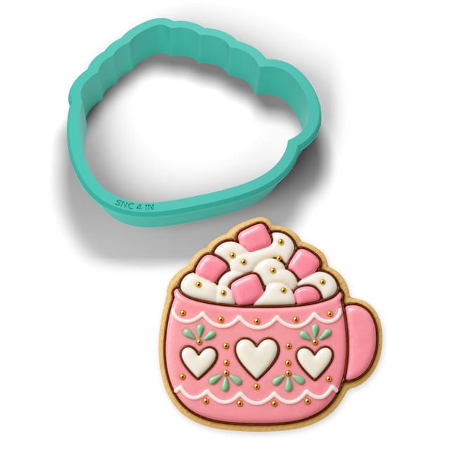 Pink Cocoa Mug cookie cutter