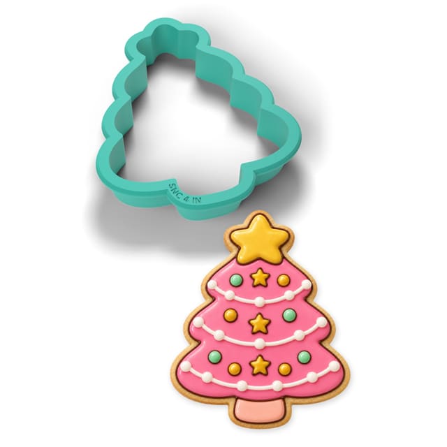 Pink Christmas Tree cookie cutter
