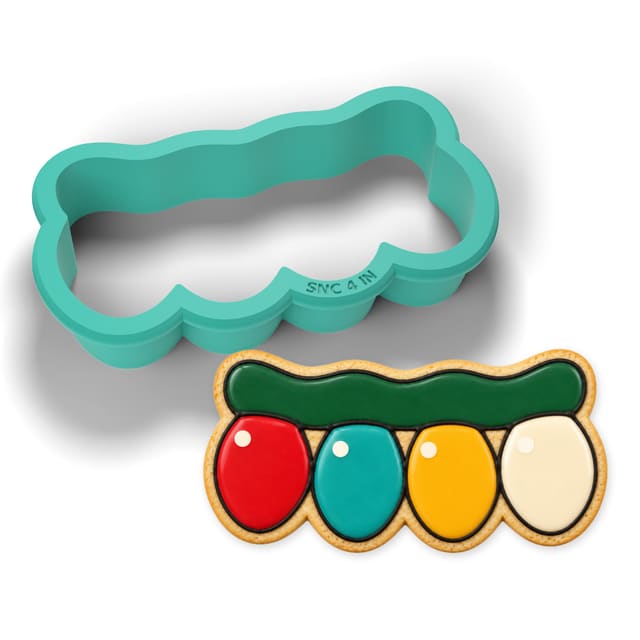 String of Bulb Lights cookie cutter