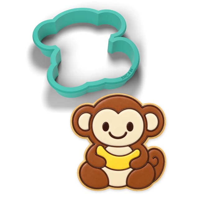 Monkey cookie cutter