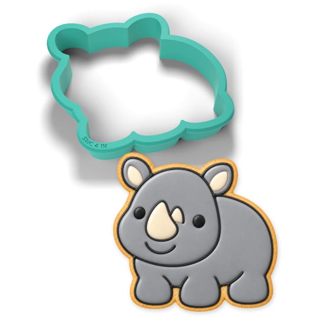 Rhino cookie cutter