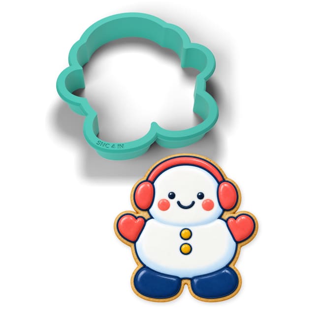 Snow Kid cookie cutter