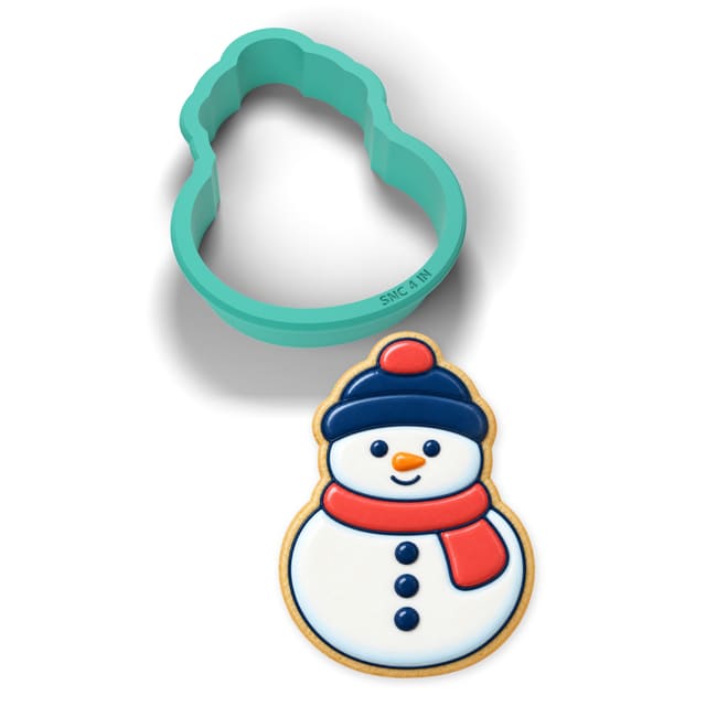 Snowman cookie cutter
