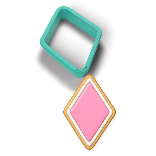 Diamond cookie cutter