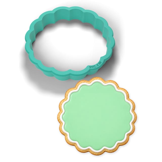 Fluted Circle cookie cutter