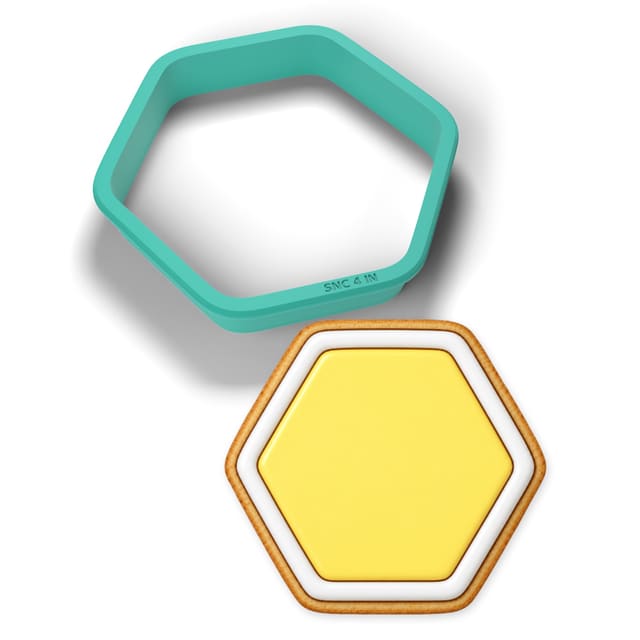 Hexagon cookie cutter