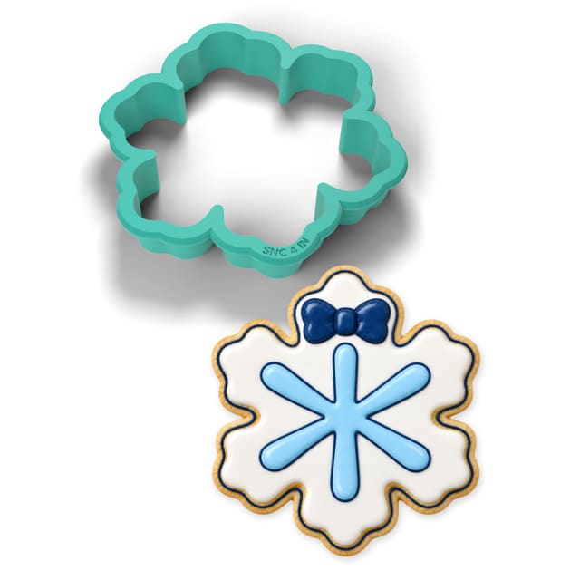 Snowflake with a Bow cookie cutter