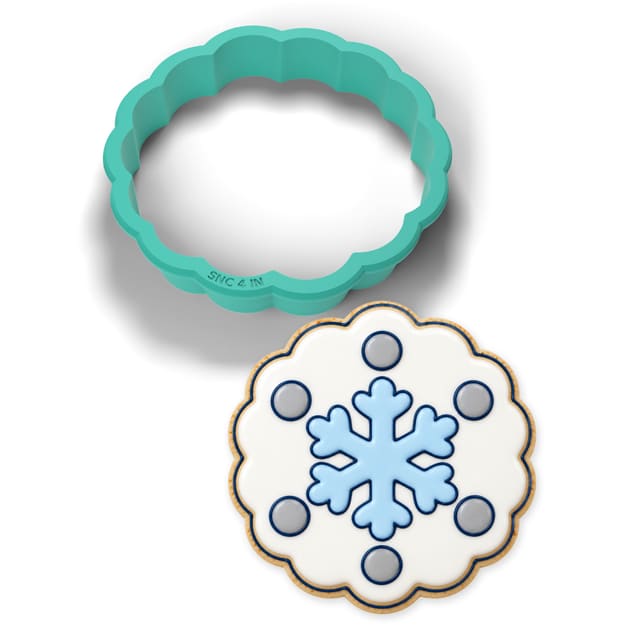 Doily Snowflake cookie cutter