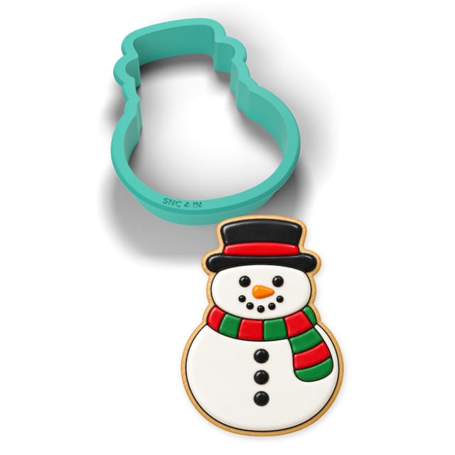 Snowman cookie cutter