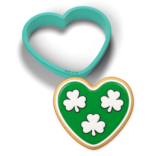 Shamrock Heart cookie cutter