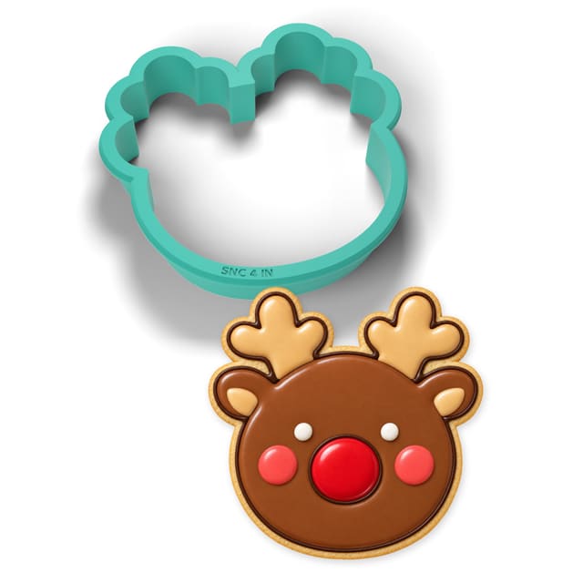 Reindeer Face cookie cutter
