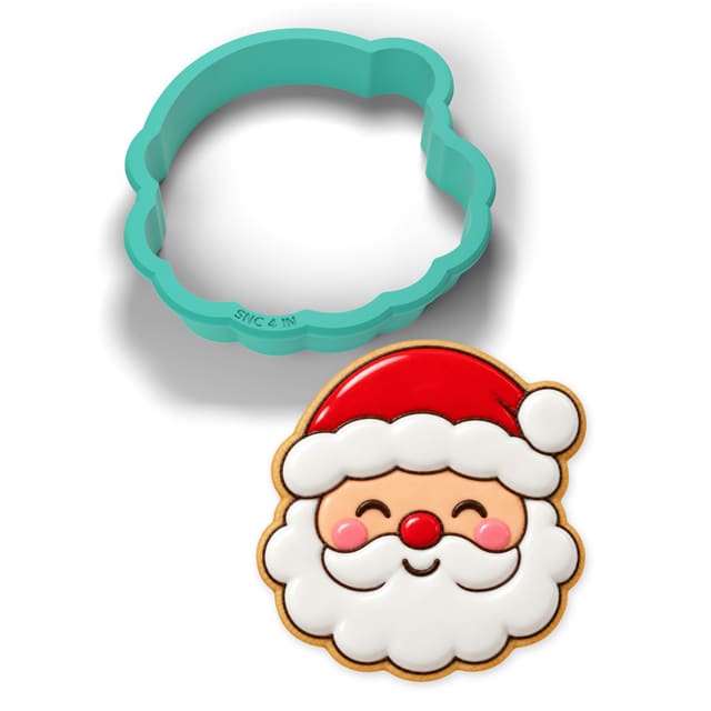 Santa Face cookie cutter