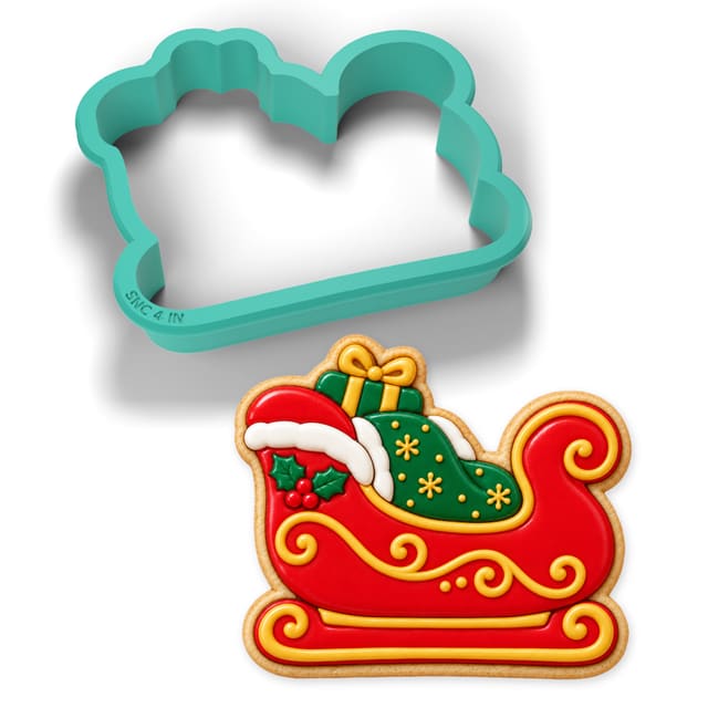 Sleigh cookie cutter