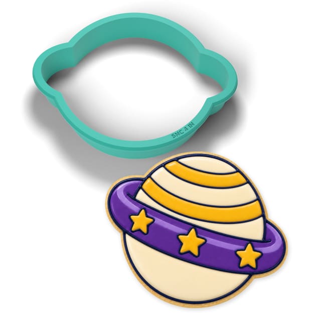 Ringed Planet cookie cutter