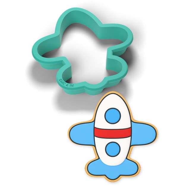 Airplane cookie cutter