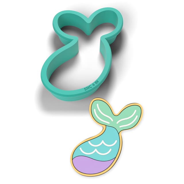 Mermaid Tail cookie cutter