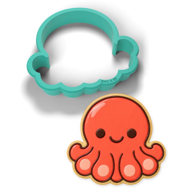 Octopus cookie cutter