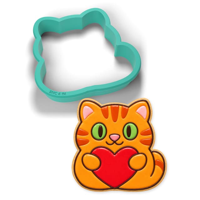 Valentine Kitty cookie cutter