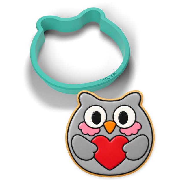 Valentine Owl cookie cutter