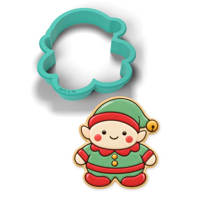 Vintage Elf cookie cutter