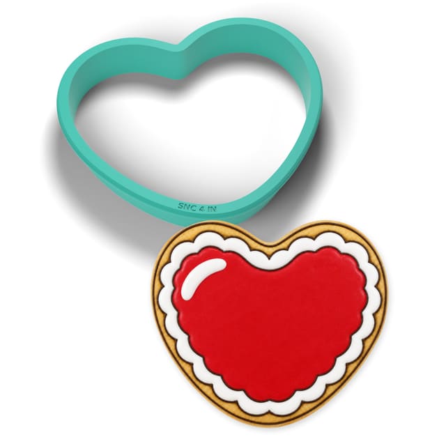 Puffy Heart cookie cutter