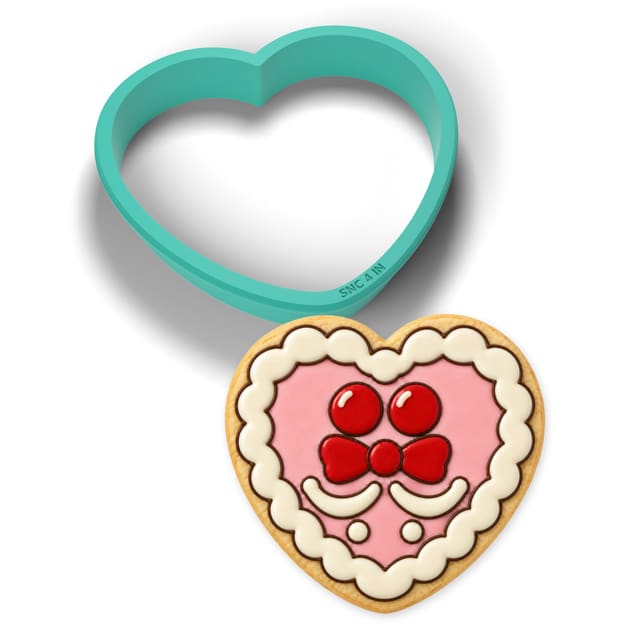 Vintage Heart Cake cookie cutter