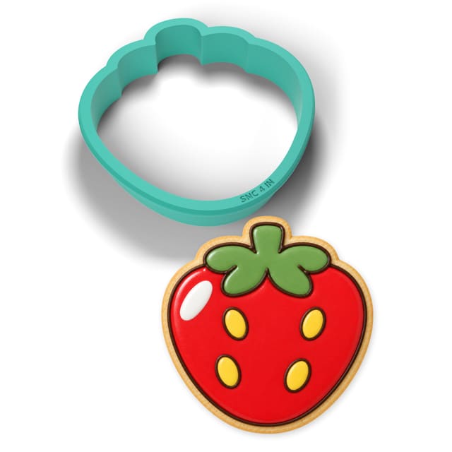 Strawberry cookie cutter