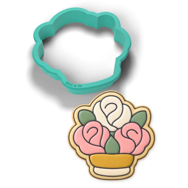 Bridal Bouquet cookie cutter