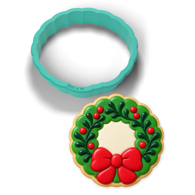Christmas Wreath cookie cutter